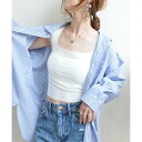 スタイロ styiro 楽してキレイな大人のデイリーインナー なめらかリブタッチ カップ付きスクエアタンクトップ (ホワイト)