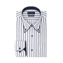 トーキョーシャツ TOKYO SHIRTS 【超形態安定】 ボタンダウン 長袖 形態安定 ワイシャツ (ネイビー)