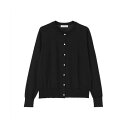 トーキョーシャツ TOKYO SHIRTS ニット ハイゲージ クルーネックカーディガン レディース (ブラック)