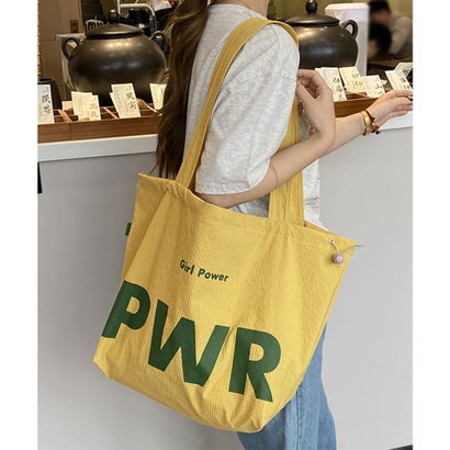 ミニミニストア miniministore ビッグロゴナイロントートバッグ 大容量鞄 （イエロー）