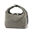 シンボノ SINBONO Vienna Top Handle Crossbody Bag - Silver Rhinestone (シルバー)