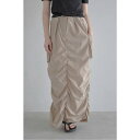 ボンジュールサガン BONJOUR SAGAN 【撥水・接触冷感・UVカット】drawstring gathered cargo skirt / ドロストギャザ...