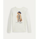 ポロ ラルフ ローレン POLO RALPH LAUREN (ガールズ 7才~16才)Polo ベア コットン ジャージー ロングスリーブ Tシャツ (100ホワイト)