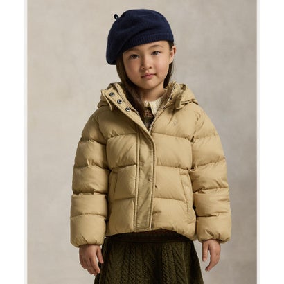 ポロ ラルフ ローレン POLO RALPH LAUREN (ガールズ 2才〜6才)ダウン フーデッド ジャケット (250ブラウン) ポロ ラルフ ローレン POLO RALPH LAUREN (ガールズ 2才〜6才)ダウン フーデッド ジャケット (250ブラウン)