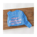 ブランシェス branshes 【WEB限定/DRC】アソートグラフィック長袖Tシャツ (ブルー)