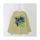 ブランシェス branshes 【WEB限定/DRC】アソートグラフィック長袖Tシャツ (ベージュ)