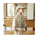 ブランシェス branshes 【ピーナッツ 75周年】×ブランシェス 7分袖Tシャツ (生成)
