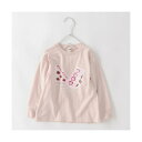 ブランシェス branshes 【WEB限定/DRC】アソートグラフィック長袖Tシャツ (ピンク)