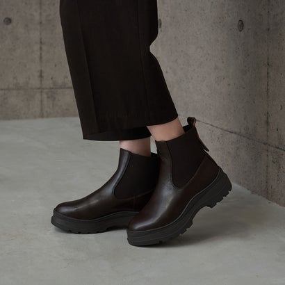 モード エ ジャコモ カリーノ MODE ET JACOMO carino 厚底サイドゴアブーツ （ダークブラウン）