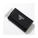 プラダ PRADA PRADA キーケース 1PG222 UZO 6連 フック (F0002/NERO/ブラック)