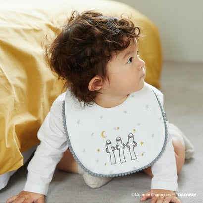 ムーミンベビー MOOMIN BABY ポンポンスタイ【返品不可商品】 （ニョロニョロ／ホワイト）