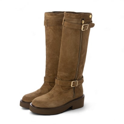 ファビオルスコーニ FABIO RUSCONI ラウンドトウエンジニアロングブーツ （オークスウェード）