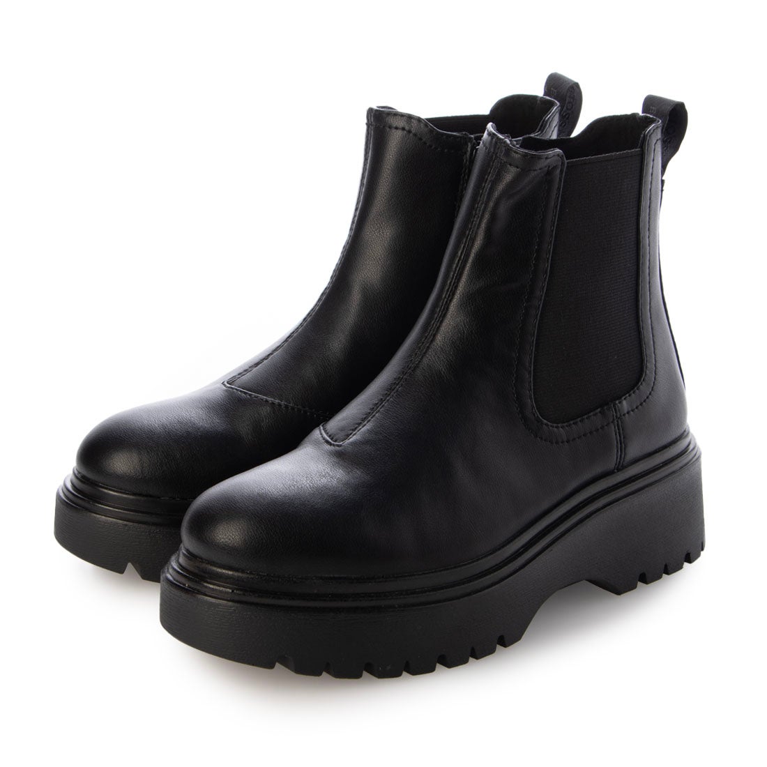 ブソラ bussola 撥水ボリュームソールサイドゴアブーツ （ブラック）