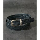 テットオム TETE HOMME エラスティックメッシュベルト (ネイビー)