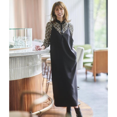 ドレステリア DRESSTERIOR コンフォートアイラインキャミワンピース （ブラック(019)）