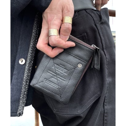 デバイス DEVICE ディバイス Work 二つ折り財布 （BK）