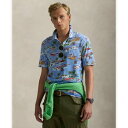 ポロ ラルフ ローレン POLO RALPH LAUREN スタンダード フィット ベア リネンコットン ポロシャツ (999マルチカラー)