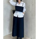 ガーリードール Girly Doll キャミソールビスチェとベルト付きスカートセットアップ (ネイビー)