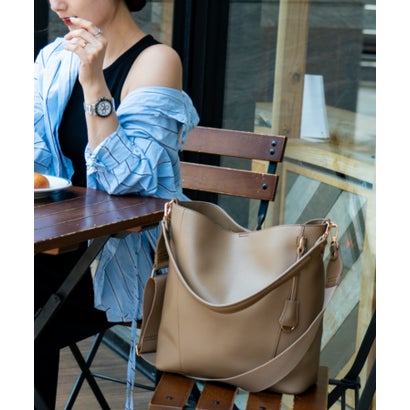 リネーム Rename Rename ワンハンドル ショルダーバッグ (インナーバッグ付き) （トープ）