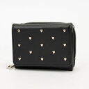 ラブトキシック Lovetoxic ハートスタッズ3折財布 (クロ)