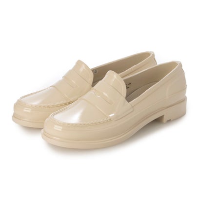 ハンター HUNTER レディース リファインド グロス ペニー ローファー （キャンバスクリーム）