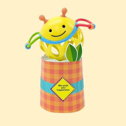 スキップホップ SKIP HOP ダイパーケーキ ロールアラウンドラトル【返品不可商品】 （ビー）