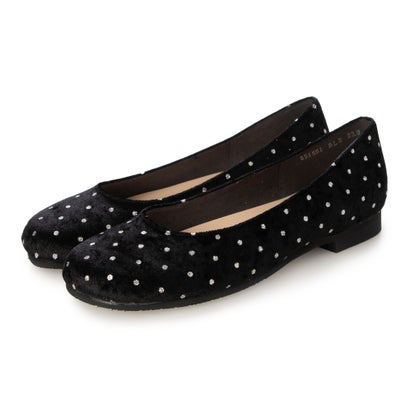 ブリジット バーキン Bridget Birkin オブリークバレエシューズ （ブラック雑材）