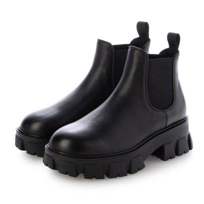 パラディクルール PARADIS COULEUR 防滑ソール撥水サイドゴアアンクルブーツ （ブラック）