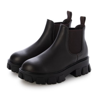 パラディクルール PARADIS COULEUR 防滑ソール撥水サイドゴアアンクルブーツ （ダークブラウン）