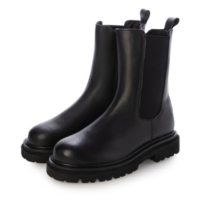 パラディクルール PARADIS COULEUR 防滑ソール撥水サイドゴアショートブーツ （ブラック）