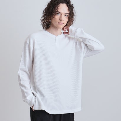 ティーケー タケオ キクチ tk.TAKEO KIKUCHI ワッフルヘンリーカットソー （アイボリー(004)）