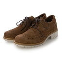 エコー ECCO 軽量厚底 ELAINA トラッドレースアップシューズ 上質スエードレザー 本革 (CAMEL)