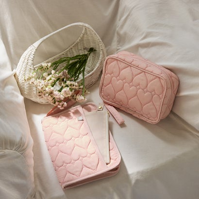 ディーバイダッドウェイ D by DADWAY おむつポーチ ハートキルト （ハートキルト／ピンク）