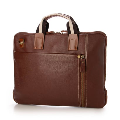 ベスジョーヤ VESGIOIA カーフレザービジネスバッグ （ブラウン）