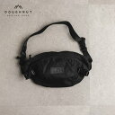ドーナツ DOUGHNUT ウエストポーチ ボディバッグ メンズ レディース ウエストバッグ SEATTLE REBORN BLACK 防水 リサイクル素材 6...