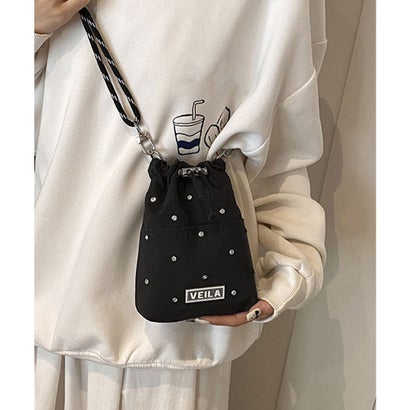 ミニミニストア miniministore パラコード巾着バッグミニショルダーバッグ （ブラック）(4)