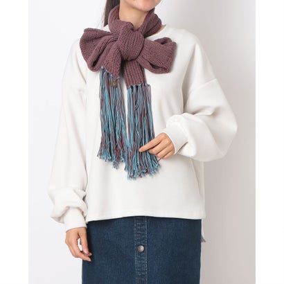 シー C-cie- A1084 FLUFFY RIB MUFFLER (ブラウン)