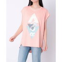 ロキシー ROXY GEOMETRIC TEE (ピンク)