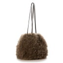 ベスジョーヤ VESGIOIA 【訳アリ新品】カシミヤファートートバッグ (カーキ)