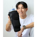 ヴィータフェリーチェ VitaFelice スマホ収納付きボトルホルダー (BLACK)