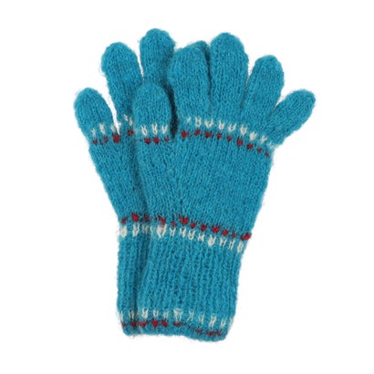 シー C-cie- A1268 KNIT GLOVE (ブルー)