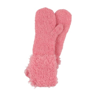 シー C-cie- A1249 KNIT FUR GLOVE (ベイビーピンク)