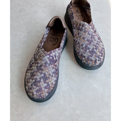 ゴムゴム Gomu56 超軽量 厚底 スタイリッシュ スニーカー （ラメミックス）