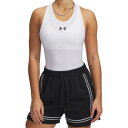 アンダーアーマー UNDER ARMOUR アンダーアーマー UNDER ARMOUR UA HEATGEAR COMPRESSION TANK レディース タンクトップ ノースリーブ インナー アンダー (100 WHITE/BLACK)