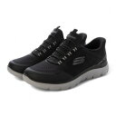 スケッチャーズ SKECHERS メンズ ウォーキングシューズ SUMMITS - TOP RATE 233045W (BLACK/CHARCOAL)