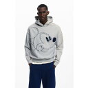 デシグアル Desigual デニムスウェットシャツ Mickey Mouse (ホワイト)