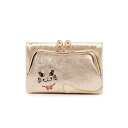 アナスイ ANNA SUI TITIソフト 口金二つ折り財布 (ゴールド)
