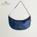 ドーナツ DOUGHNUT ショルダーバッグ レディース 大容量 軽量 CROISSANT YOU-NIVERSE ドーナツ 肩掛け 斜め掛け 撥水 アウトドアPND42706903DT (ネイビー)
