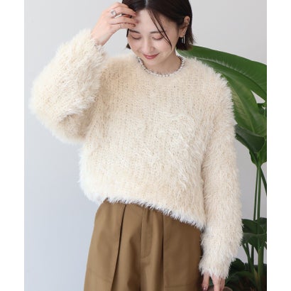 アメリカンホリック AMERICAN HOLIC シャギーニットプルオーバー （アイボリー）のサムネイル