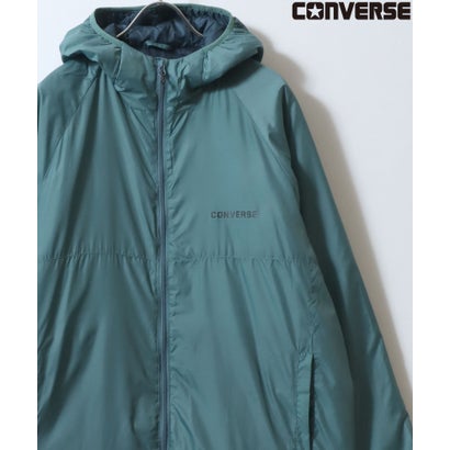 コンバース CONVERSE 【軽量/吸湿発熱/撥水】薄中綿パッカブルファイバーダウンジャケット マウンテンパーカー ブルゾン 中綿フーディ メンズ レディース アウター 収納袋付き